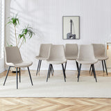 LUSPAZ Set of 4 Upholstered Dining Chairs