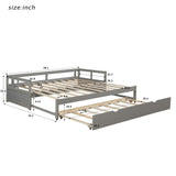 Twin to King Day Bed with Trundle & Headboard