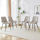 LUSPAZ Set of 4 Upholstered Dining Chairs