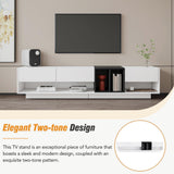 80" TV Stand with Storage - Stylish Media Console