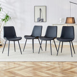 LUSPAZ Set of 4 Upholstered Dining Chairs