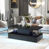 Modern LED Coffee Table with Remote Control