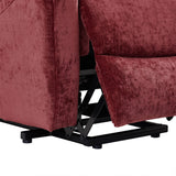 Electric Power Lift Recliner Chair with Massage & Heat - Red