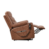 Electric Lift Recliner with Cup Holders & Remote Control