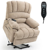 LUSPAZ Large Lift Recliner for Elderly -Massage, Heat, USB Ports