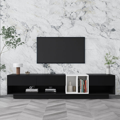 80" TV Stand with Storage - Stylish Media Console