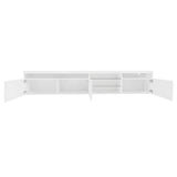 LUSPAZ Modern TV Stand with LED Lights