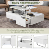 Multi-Functional Lift Top Coffee Table with Storage