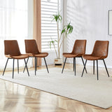 LUSPAZ Set of 4 Upholstered Dining Chairs