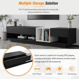 80" TV Stand with Storage - Stylish Media Console