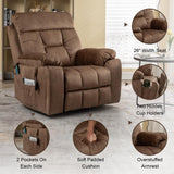 LUSPAZ Large Lift Recliner with Massage & Heat - Max 155° Reclining