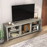 Grey Walnut TV Stand Entertainment Center