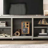 Grey Walnut TV Stand Entertainment Center