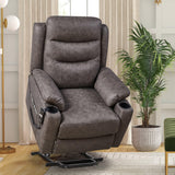 Electric Lift Recliner with Cup Holders & Remote Control