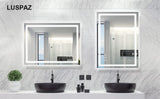 LED Bathroom Vanity Mirror with Front & Backlit Lights