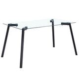 Modern Minimalist White Marble Dining Table with Silver Legs