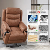 Electric Lift Recliner with Cup Holders & Remote Control