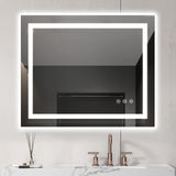 LED Bathroom Vanity Mirror with Front & Backlit Lights