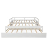 Twin to King Day Bed with Trundle & Headboard